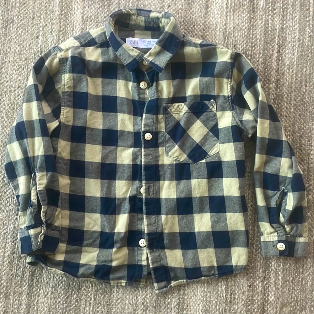 Zara boy’s plaid shirt